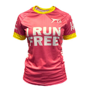 I RUN FREE Female Running Tee