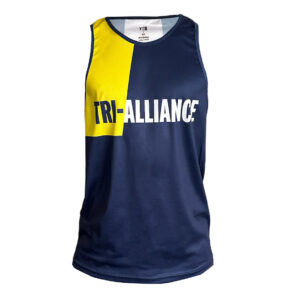 Male performance running singlet