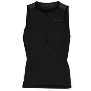 ORCA Men’s Athlex sleeveless top, black-silver