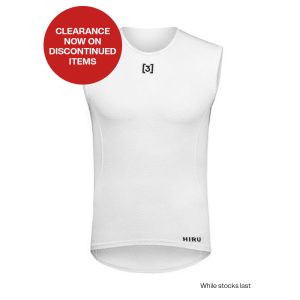 HIRU SLEEVELESS BASE LAYER WHITE
