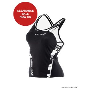 ORCA WOMEN 226 SINGLET BLACK-WHITE